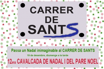Navidad inimaginable en la calle de Sants