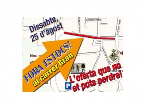 FORA ESTOCS! Una oferta irresistible del comercio del Eix de Sant Andreu