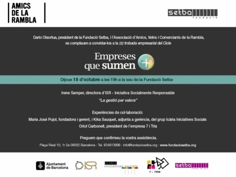 III Trobada “Empreses que sumen +”