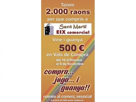 Tenim 2000 raons per comprar a Sant Martí Eix Comercial