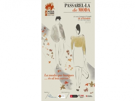 Desfile de BCN Modal al Carrer de Sant Antoni