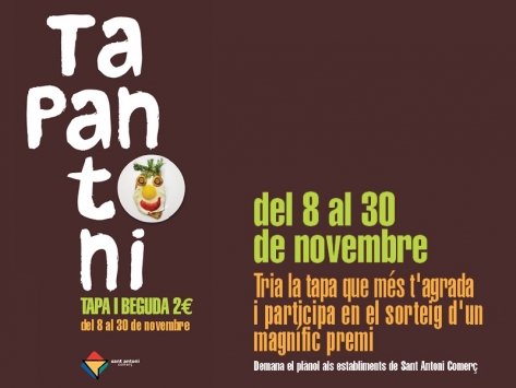 Del 8 al 30 de novembre torna Tapantoni