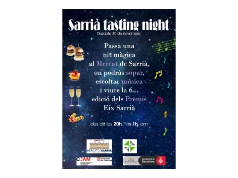Sarrià Tasting Night i VI Premis Eix de Sarrià