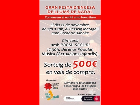 Gran Inauguració de l'Encès de Llums de Nadal