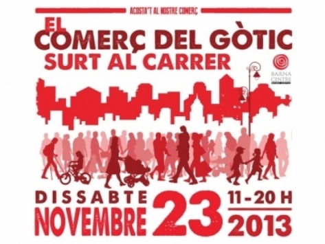 El 23 de noviembre, el comercio del Gótico sur en la calle