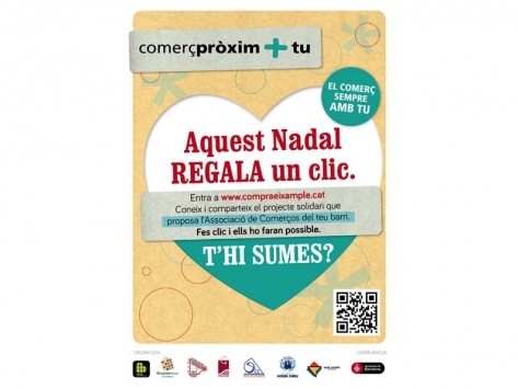 Els Comerços de l’Eixample inicien la campanya solidària “Sumem pel barri”