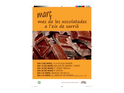 El març torna a ser el mes de les xocolatades