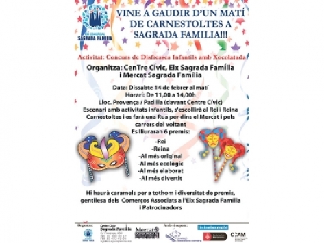 Vine a gaudir d'un matí de carnestoltes a Sagrada Família