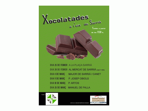 Chocolatadas en el Eix de Sarriá