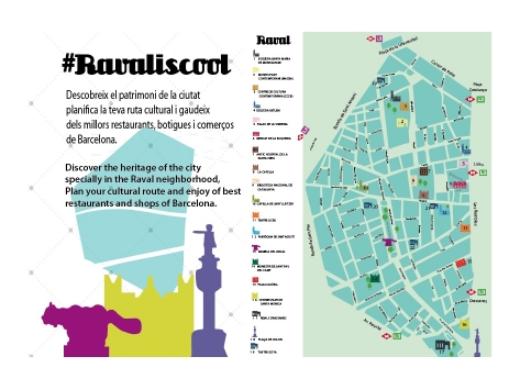#Ravaliscool Nou mapa del Raval més viu!!!!
