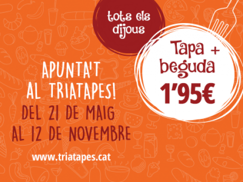 Apunta't al Tria Tapes, la ruta de tapes del districte de Sant Martí