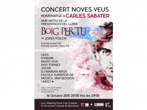 Concierto y presentación del libro “Boig per tu” de Jordi Folck