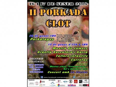 La 2a Porkada del Clot el proper cap de setmana