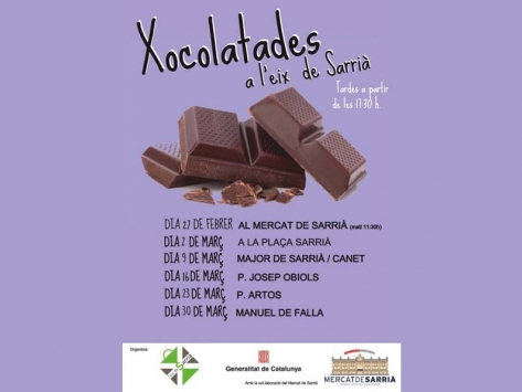 Chocolatadas en el Eje de Sarriá