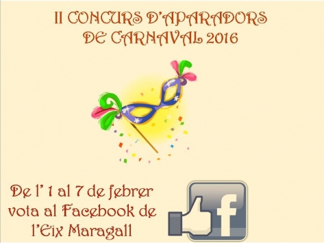 II Concurso de escaparates Carnaval 2016