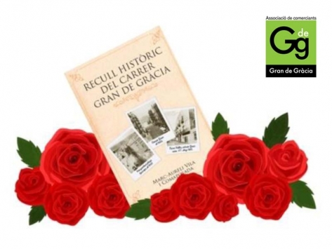 Per Sant Jordi omplim de llibres l'Eix Comercial de Gràcia
