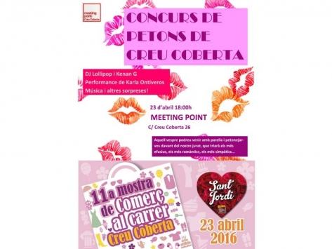 Concurso de besos, en el Meeting Point de Creu Coberta
