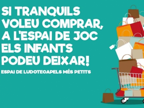Mientras haces tus compras los más pequeños juegan en la Ludoteca del Eix