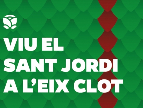 Vive la leyenda de Sant Jordi en Eix Clot