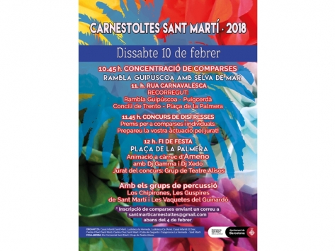 Carnaval 2018 en Sant Martí