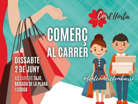 Fiesta del Comerico en la Calle en Cor d'Horta