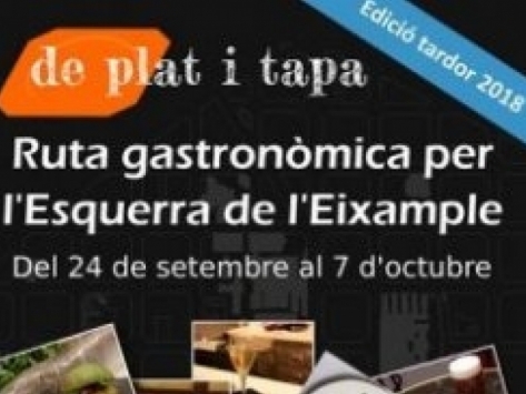 Plat i Tapa, ruta gastronómica- edición Otoño