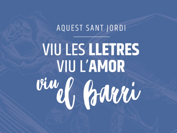 Sant Jordi ha arribat als Eixos Comercials de BarcelonaComerç