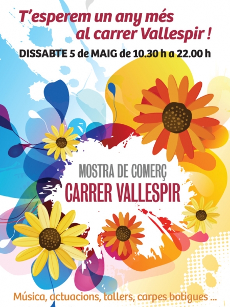 Mostra de Comerç al carrer Vallespir