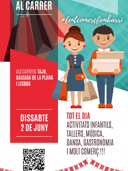 Fiesta del Comerico en la Calle en Cor d'Horta