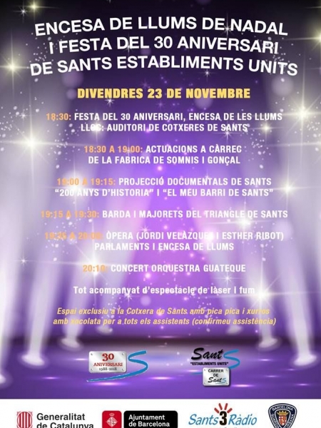 Estem d'aniversari: ·30 anys