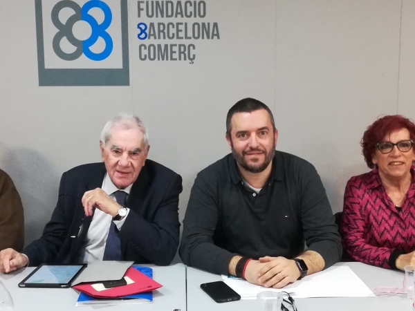 Barcelona Comerç rep la visita de l'alcaldable Ernest Maragall