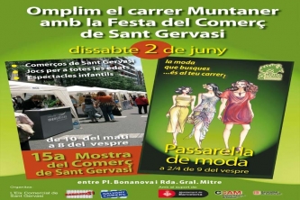 Passarel•la de Moda i Comerç al carrer a Sant Gervasi