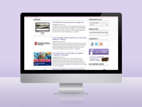 Sant Martí Eix Comercial estrena nova pàgina web