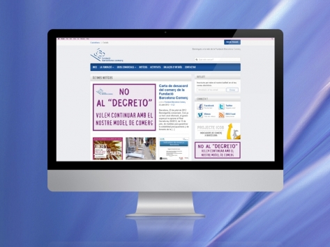 Nova pàgina web de la Fundació Barcelona Comerç