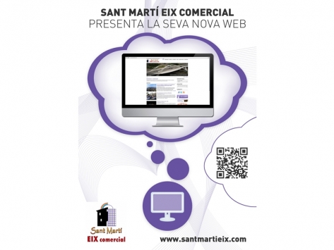 Presentació de la nova pàgina web de Sant Martí Eix Comercial