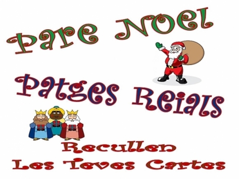 El Pare Noel i els Patges Reials recullen les teves cartes a l'Eix Maragall