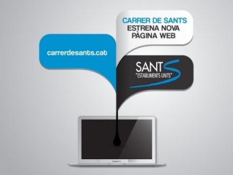 Carrer de Sants estrena página web