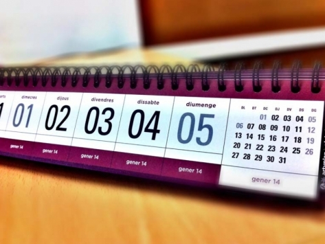 La Generalitat aprueba el calendario de fiestas laborales de Cataluña para el 2014.