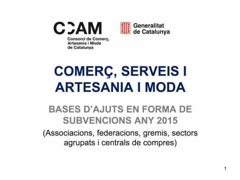 La Generalitat pone en marcha un programa de subvenciones