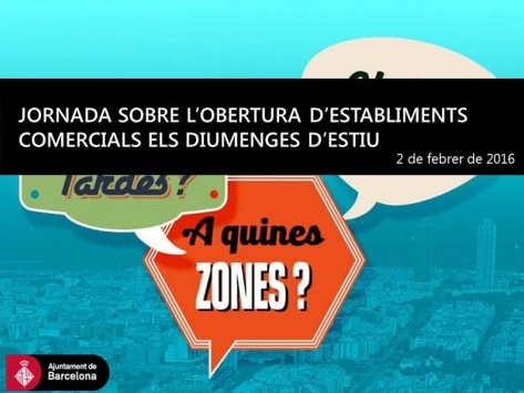 Jornada informativa sobre el procés consultiu dels horaris comercials durant l’estiu