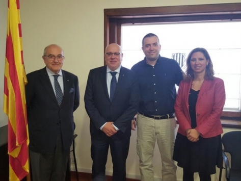 La Generalitat i la Fundació col·laboren en la vertebració i consolidació dels eixos comercials