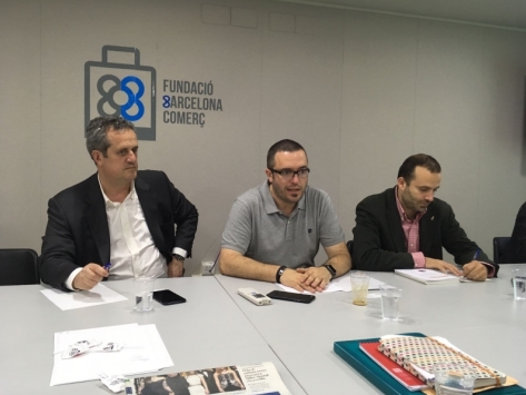 Visita de PdeCat a la sede de la Fundació