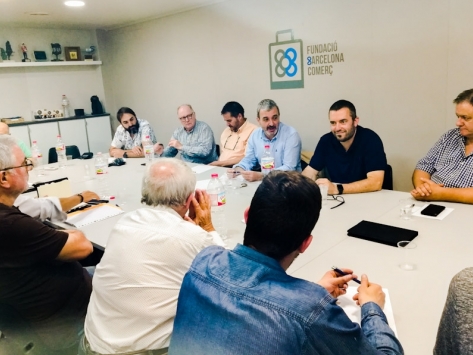 Encuentro Fundació Barcelona Comerç- Regidor Jaume Collboni